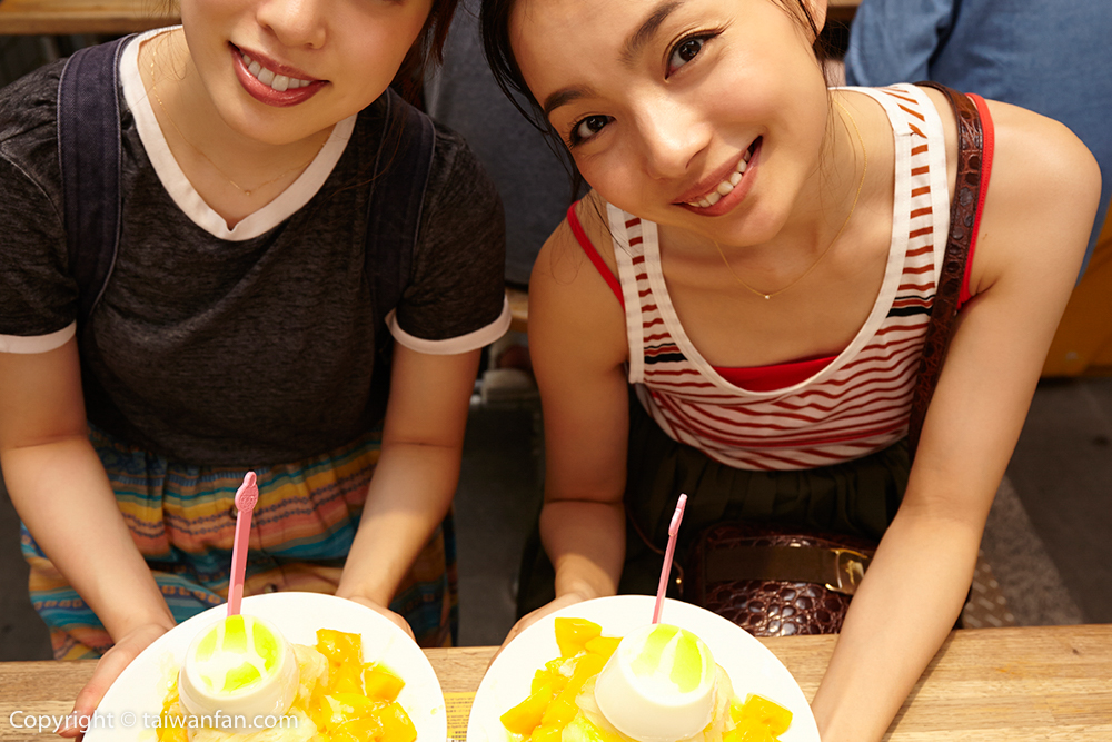 台湾の人気マンゴーかき氷